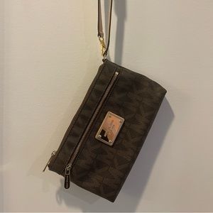 Michael Kors Monogram Wristlet
